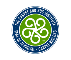 the carpart and rug institute seal of approval logo