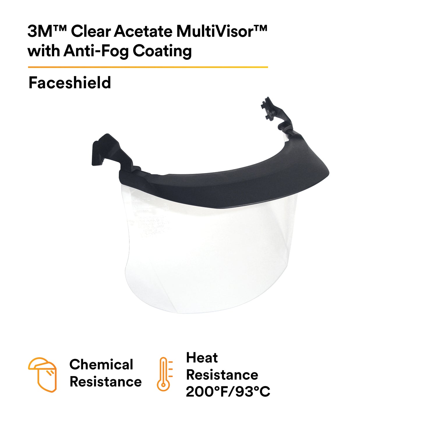 3M™ Clear Acetate MultiVisor™ Faceshield System