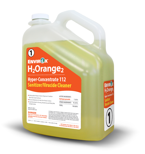 Absolute EnvirOx H2Orange2 Hyper-Concentrate 112 Sanitizer/Virucide Cleaner